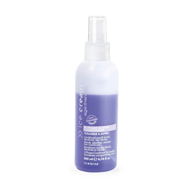 INEBRYA CONDITIONATOR BIFAZIC  CU COLAGEN SI SAFIR 100ML