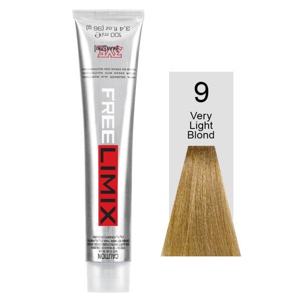 FREELIMIX VOPSEA PERMANENTA PROFESIONALA 100 ML VERY LIGHT BLONDE 9