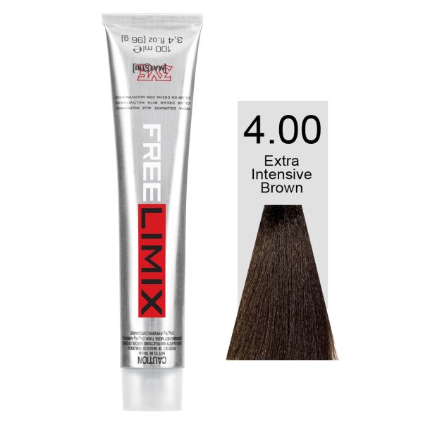 FREELIMIX VOPSEA PERMANENTA PROFESIONALA 100 ML EXTRA INTENSE BROWN 4.00