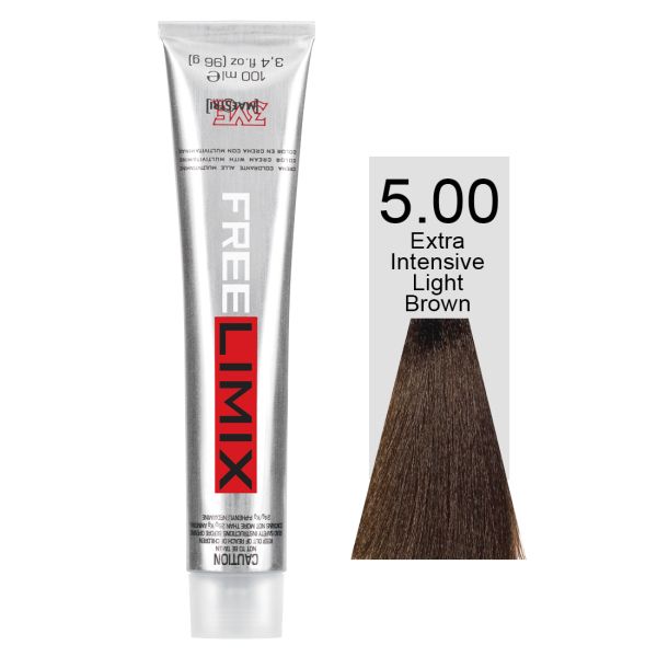 FREELIMIX VOPSEA PERMANENTA PROFESIONALA 100 ML EXTRA INTENSE LIGHT BROWN 5.00