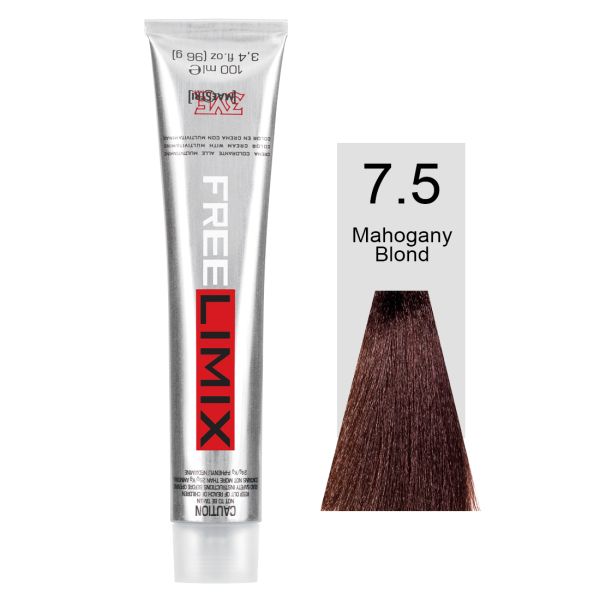FREELIMIX VOPSEA PERMANENTA PROFESIONALA 100 ML  MAHOGANY BLONDE 7.5
