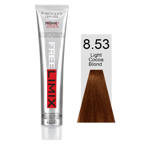 FREELIMIX VOPSEA PERMANENTA PROFESIONALA 100 ML LIGHT COCOA BLONDE  8.53