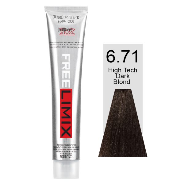 FREELIMIX VOPSEA PERMANENTA PROFESIONALA 100 ML HIGH TECH DARK BLONDE 6.71