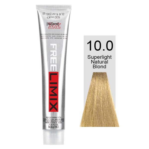 FREELIMIX VOPSEA PERMANENTA PROFESIONALA 100 ML SUPERLIGHT NATURAL BLONDE 10.0