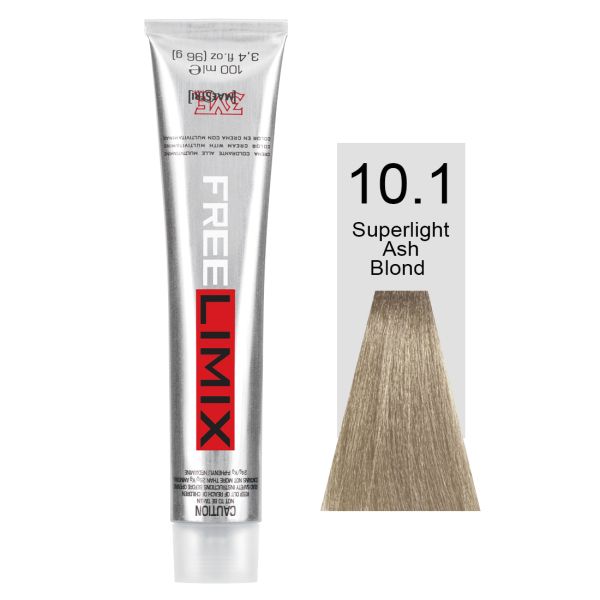 FREELIMIX VOPSEA PERMANENTA PROFESIONALA 100 ML SUPERLIGHT ASH BLONDE 10.1