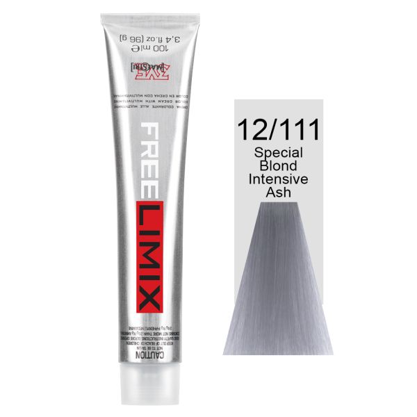 FREELIMIX VOPSEA PERMANENTA PROFESIONALA 100 ML SPECIAL BLONDE INTENSIVE ASH 12.111