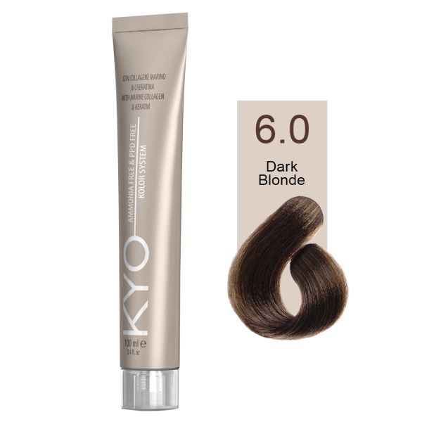 KYO VOPSEA PROFESIONALA FARA AMONIAC SI FARA PPD 6.0 DARK BLONDE