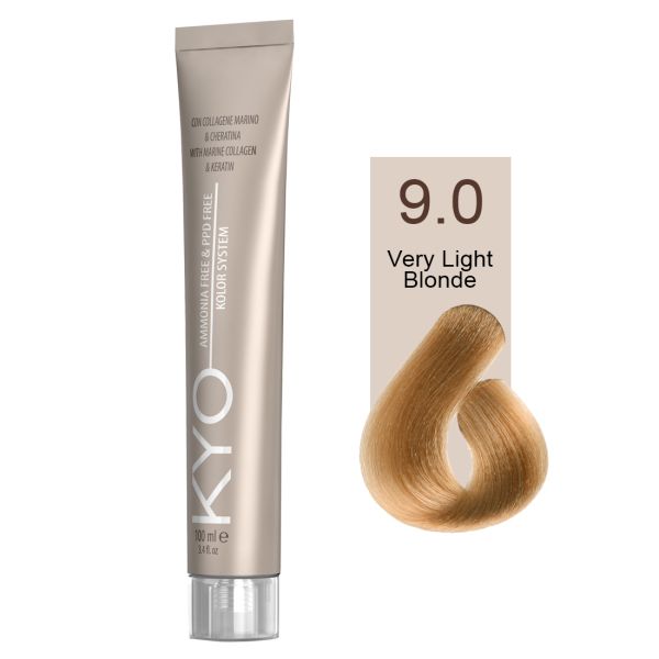 KYO VOPSEA PROFESIONALA FARA AMONIAC SI FARA PPD 9.0 VERY LIGHT BLONDE