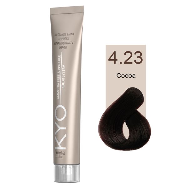 KYO VOPSEA PROFESIONALA FARA AMONIAC SI FARA PPD 4.23 COCOA