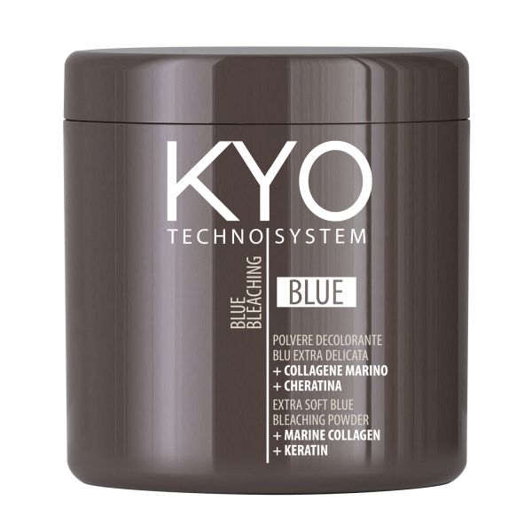 Pudra Decoloranta Albastra Profesionala KYO 450g – Decolorare pana la 7 tonuri | Cu Keratina & Colagen