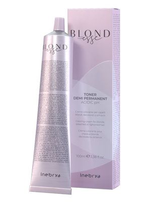 INEBRYA BLONDESSE TONER SEMI PERMANENT 100ML METALLIC MYSTIC BLACK PEARL