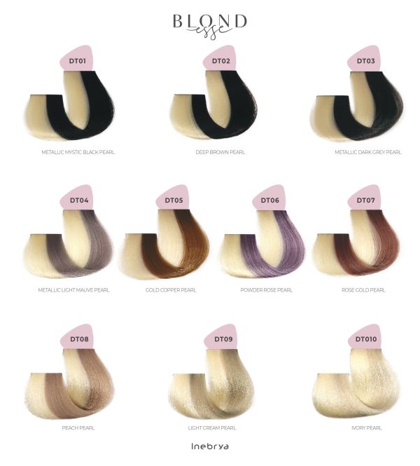INEBRYA BLONDESSE TONER SEMI PERMANENT 100ML METALLIC MYSTIC BLACK PEARL