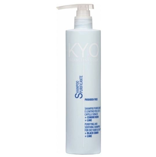 Șampon profesional pentru păr gras KYO 500ml – reglare sebum + scalp curat până la 72h
