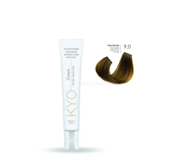 KYO LUMEN VOPSEA PROFESIONALA PERMANENTA FARA PPD 100ML -9.0 VERY LIGHT BLONDE