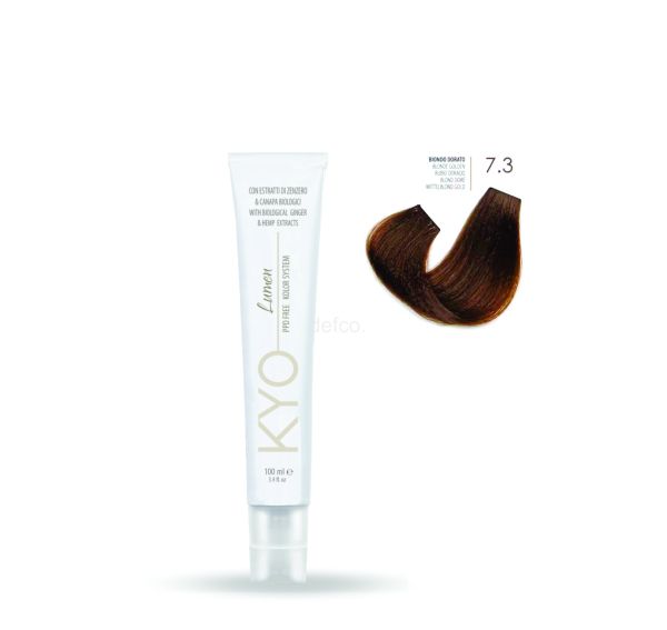 KYO LUMEN VOPSEA PROFESIONALA PERMANENTA FARA PPD 100ML -7.3 BLONDE GOLDEN