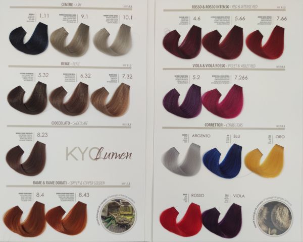 KYO LUMEN VOPSEA PROFESIONALA PERMANENTA FARA PPD 100ML -6.43 DARK BLONDE COPPER GOLDEN