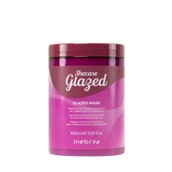 INEBRYA SHECARE GLAZED MASCA LAMINANTA PENTRU PAR TERN SI DESHIDRATAT 1000ML