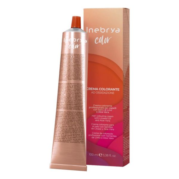 INEBRYA VOPSEA PERMANENTA PROFESIONALA 100ML-  4/8 CHESTNUT MATTE
