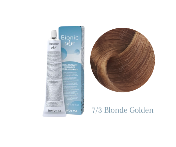 INEBRYA VOPSEA PERMANENTA PROFESIONALA FARA AMONIAC-7/3  BLONDE GOLDEN