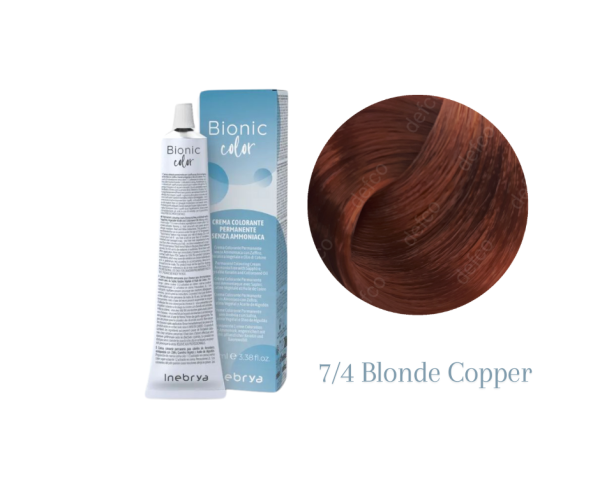 INEBRYA VOPSEA PERMANENTA PROFESIONALA FARA AMONIAC-6/4 DARK BLONDE COPPER