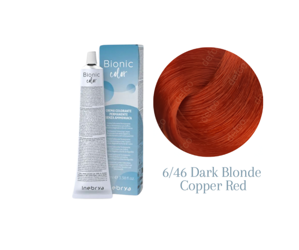 INEBRYA VOPSEA PERMANENTA PROFESIONALA FARA AMONIAC-6/46 DARK BLONDE COPPER RED