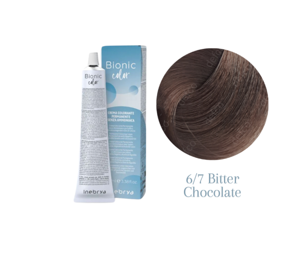 INEBRYA VOPSEA PERMANENTA PROFESIONALA FARA AMONIAC-6/7 BITTER CHOCOLATE