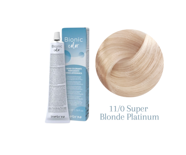 INEBRYA VOPSEA PERMANENTA PROFESIONALA FARA AMONIAC-11/0 SUPERLIGHT BLONDE PLATINUM