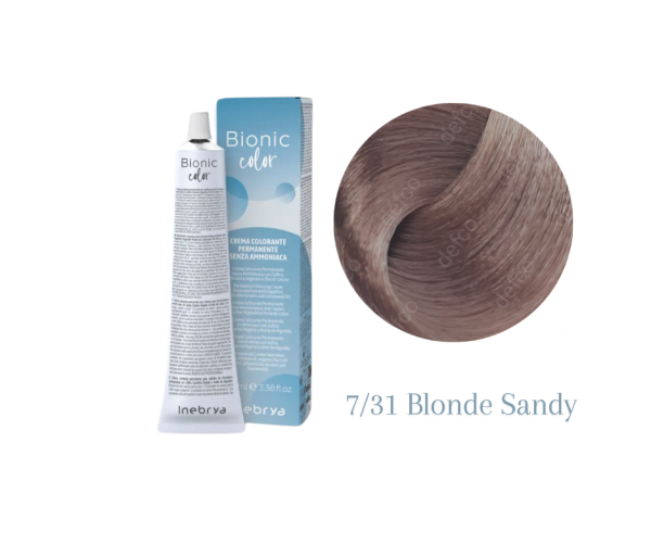 INEBRYA VOPSEA PERMANENTA PROFESIONALA FARA AMONIAC-7/31  BLONDE SANDY